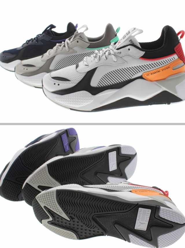 プーマ PUMA スニーカー RS-X TRACKS　369332 グレー バイオレット（01）プーマ ホワイト（02）プーマ ニュー  ネイビー（03）｜au PAY マーケット